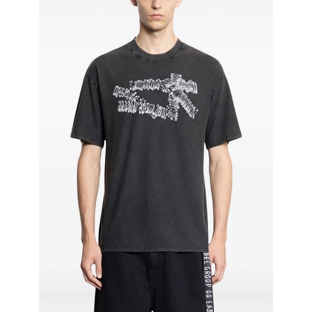 44 Label Group Black T-Shirts & Vests - T-Shirts Men